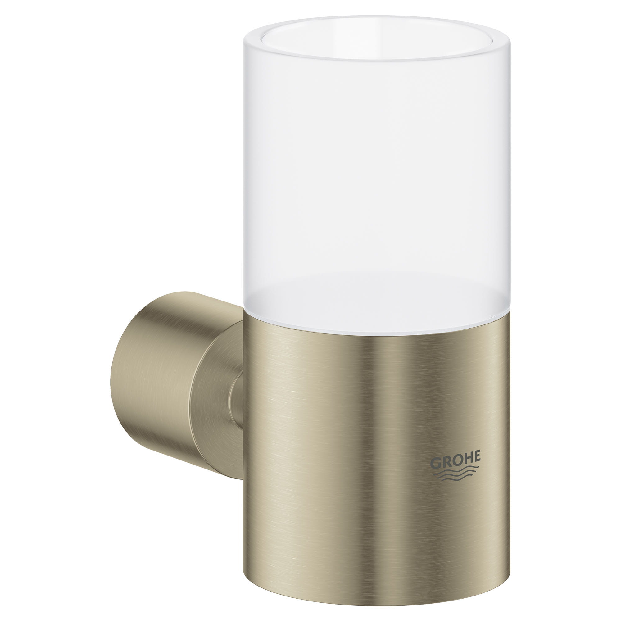 Holder For Glass Soap Dish Or Soap Dispenser GROHE BRUSHED NICKEL